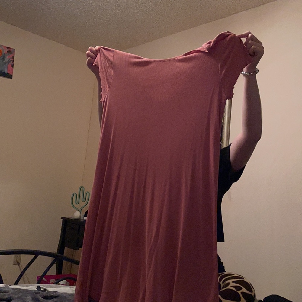Nude pink dress